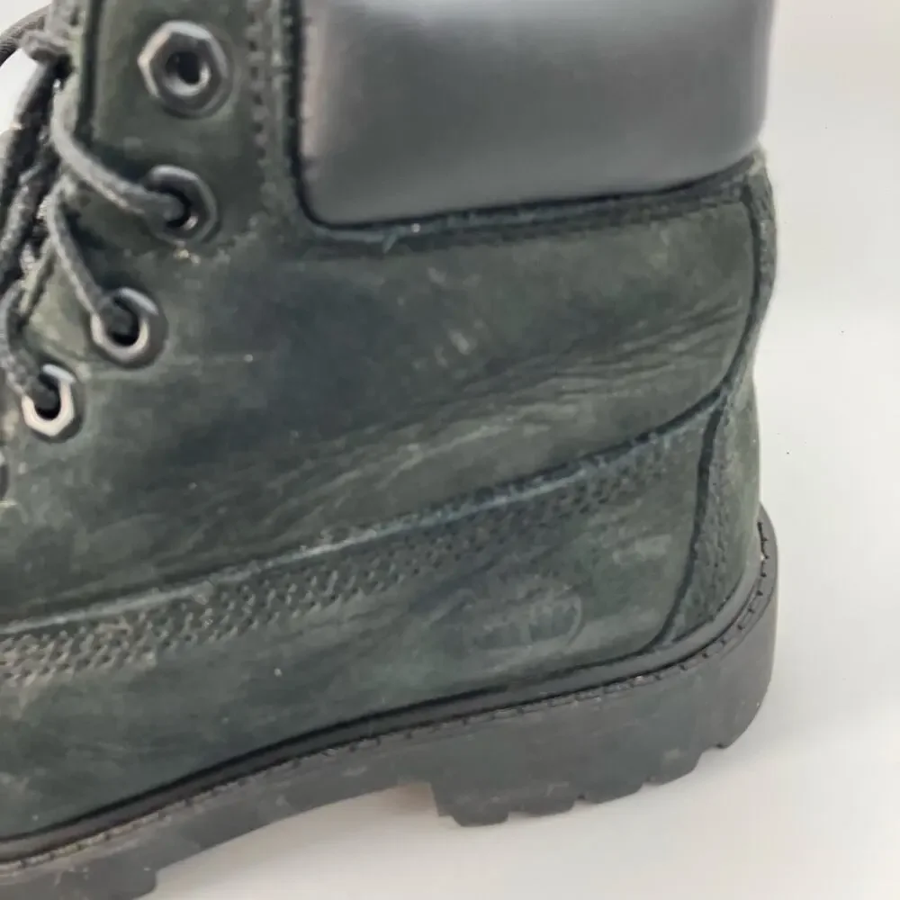 Timberland Youth Black Nubuck Waterproof Boots Sz 1 Primaloft Insulated‎ 12707